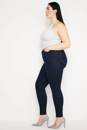 Good American Skinny | Mid-Rise<ALWAYS FITS GOOD LEGS SKINNY JEANS Denethicblue04
