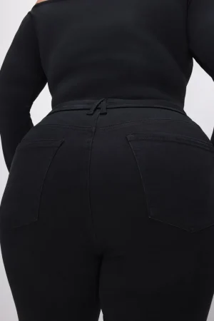 Good American Skinny | Mid-Rise<ALWAYS FITS GOOD LEGS SKINNY JEANS Black165