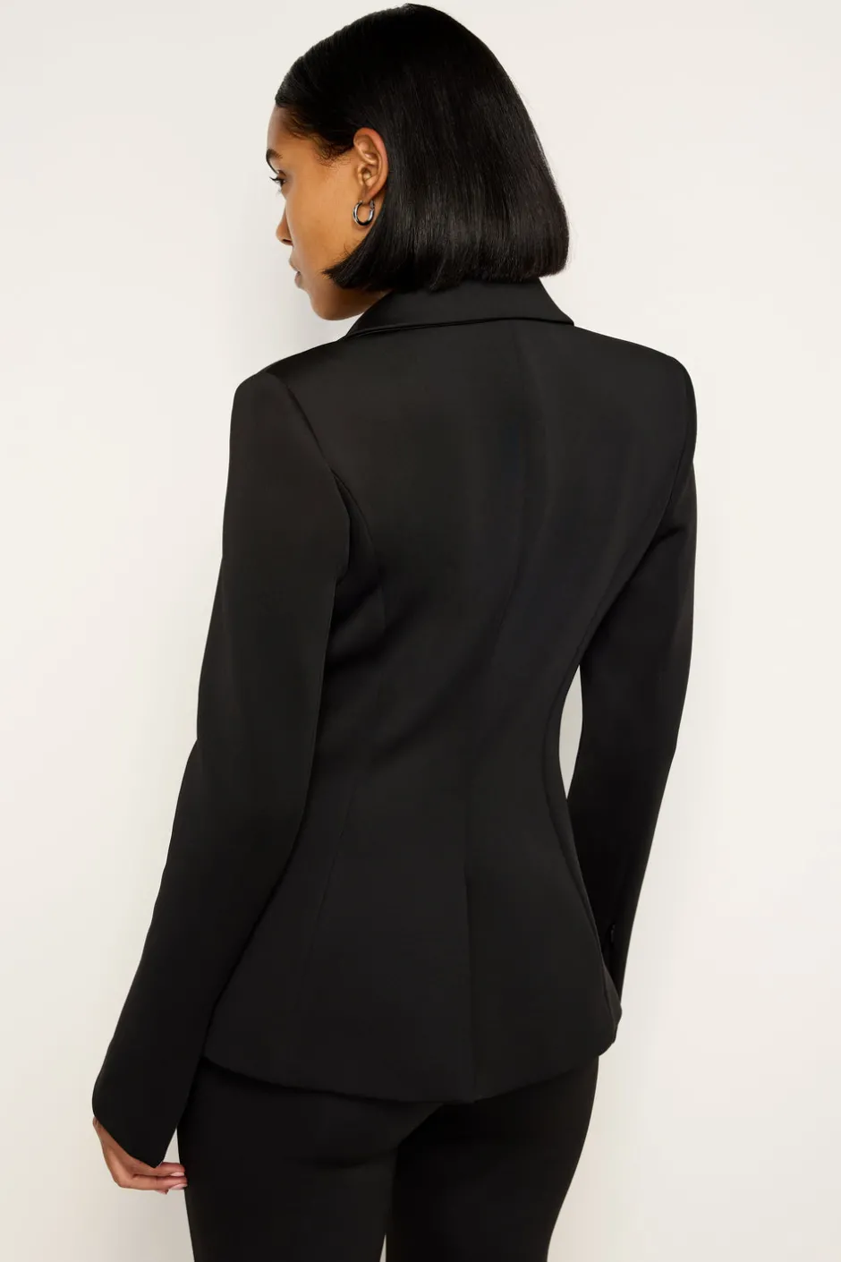 Good American Outerwear | Blazers<CLASSIC SCULPTED BLAZER Black001
