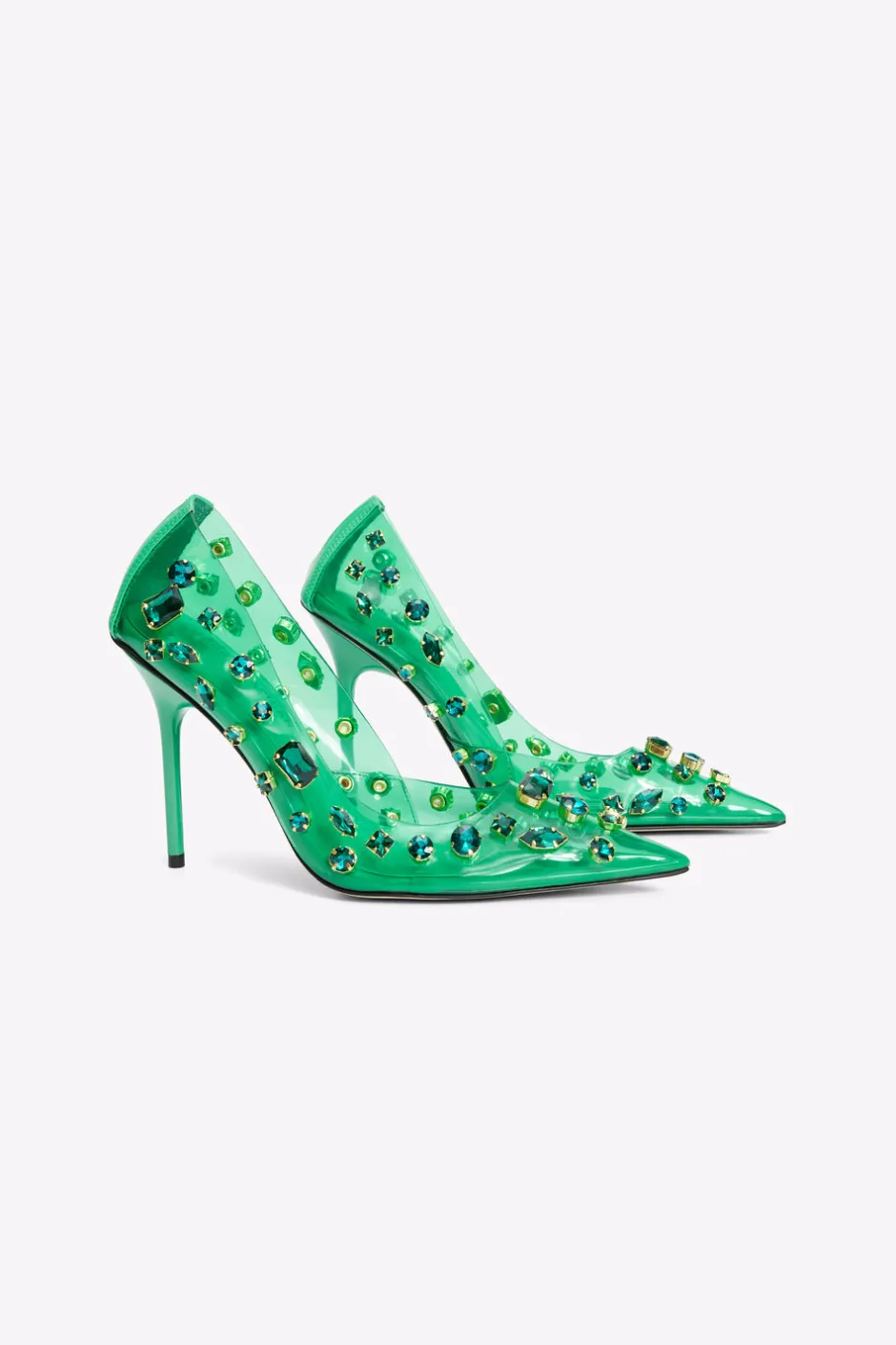 Good American Shoes<DIAMONDS FOREVER HEEL Summer green002