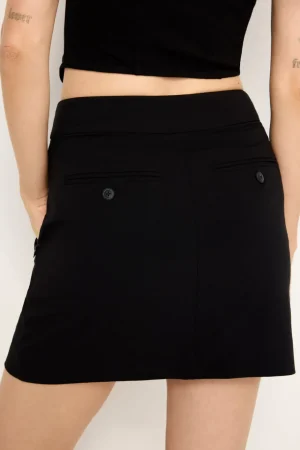 Good American Shorts & Skirts<ESSENTIAL SUITING MINI SKIRT Black001