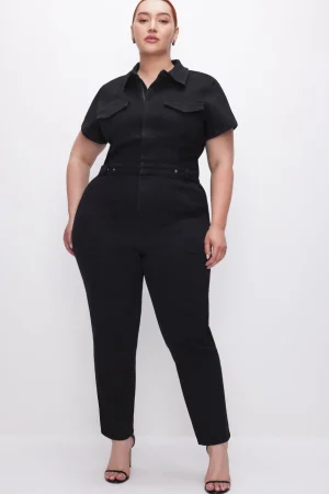 Good American Jumpsuits<FIT FOR SUCCESS JUMPSUIT Black099