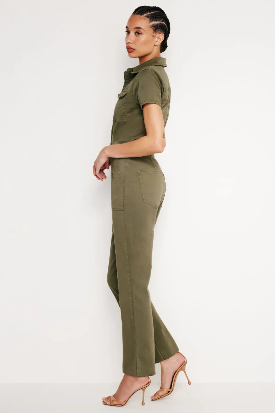 Good American Jumpsuits<FIT FOR SUCCESS JUMPSUIT Fatigue001