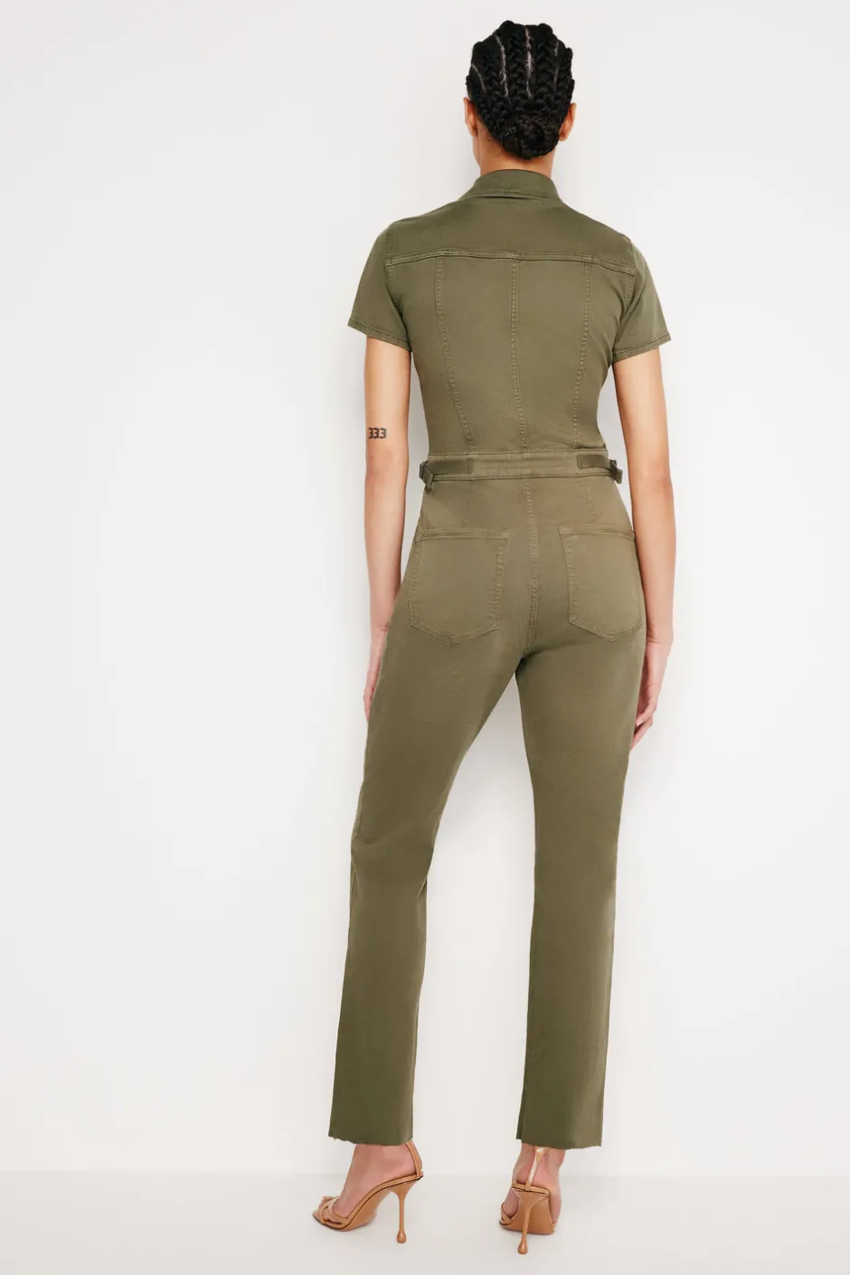 Good American Jumpsuits<FIT FOR SUCCESS JUMPSUIT Fatigue001