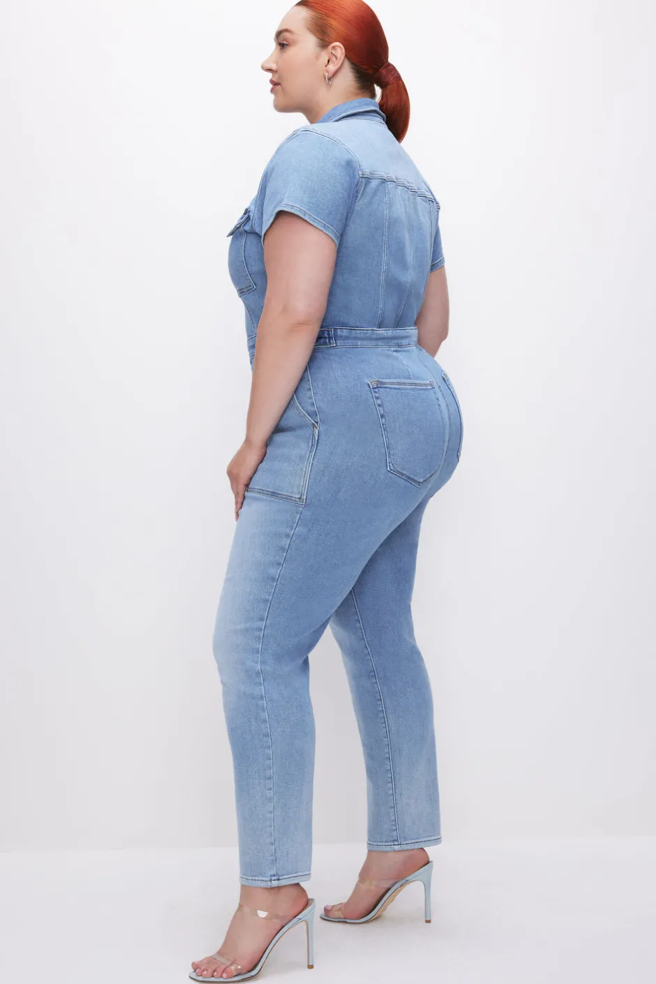 Good American Jumpsuits<FIT FOR SUCCESS JUMPSUIT Blue274