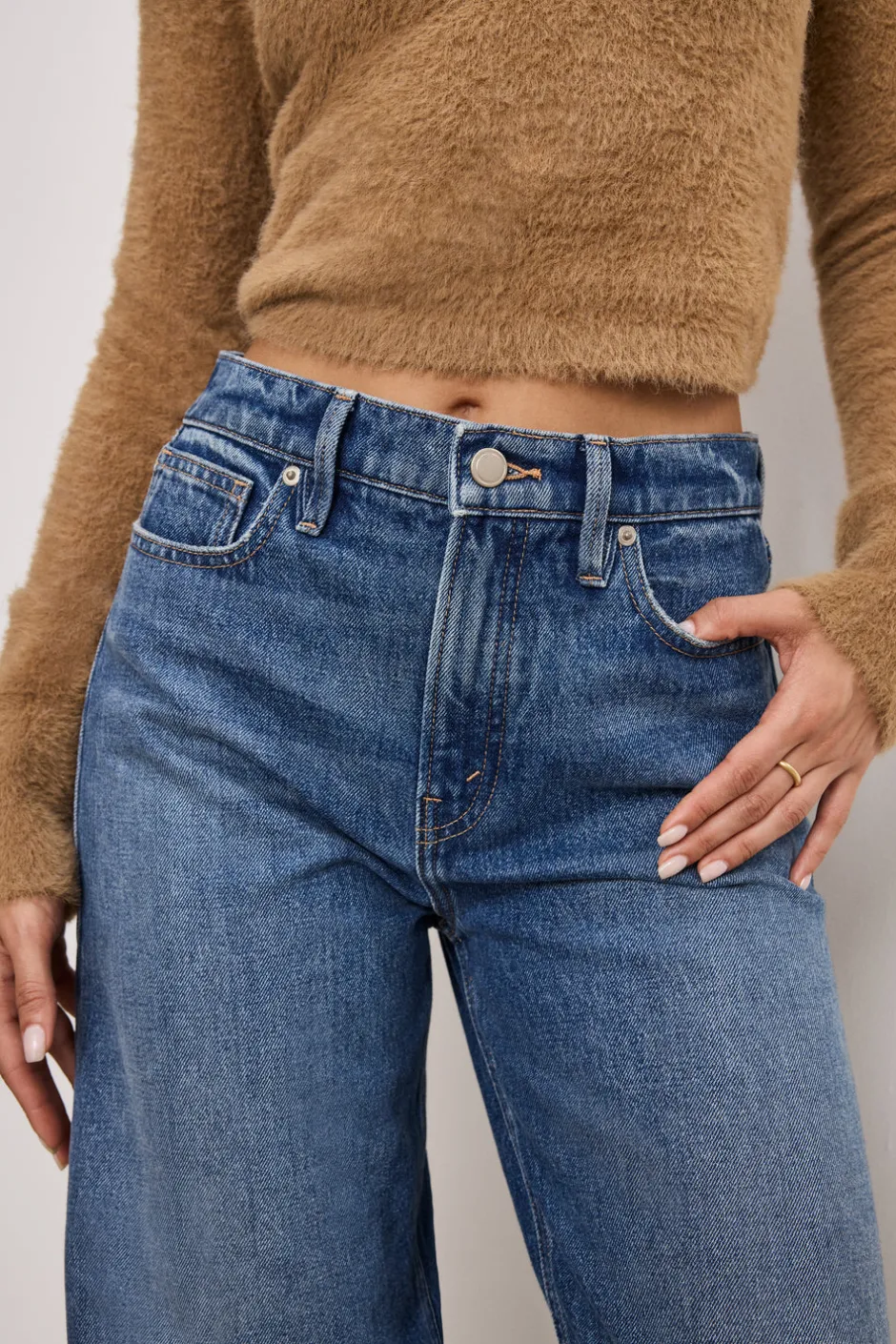Good American Relaxed<GOOD BARREL RELAXED JEANS Indigo740
