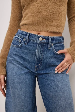 Good American Relaxed<GOOD BARREL RELAXED JEANS Indigo740