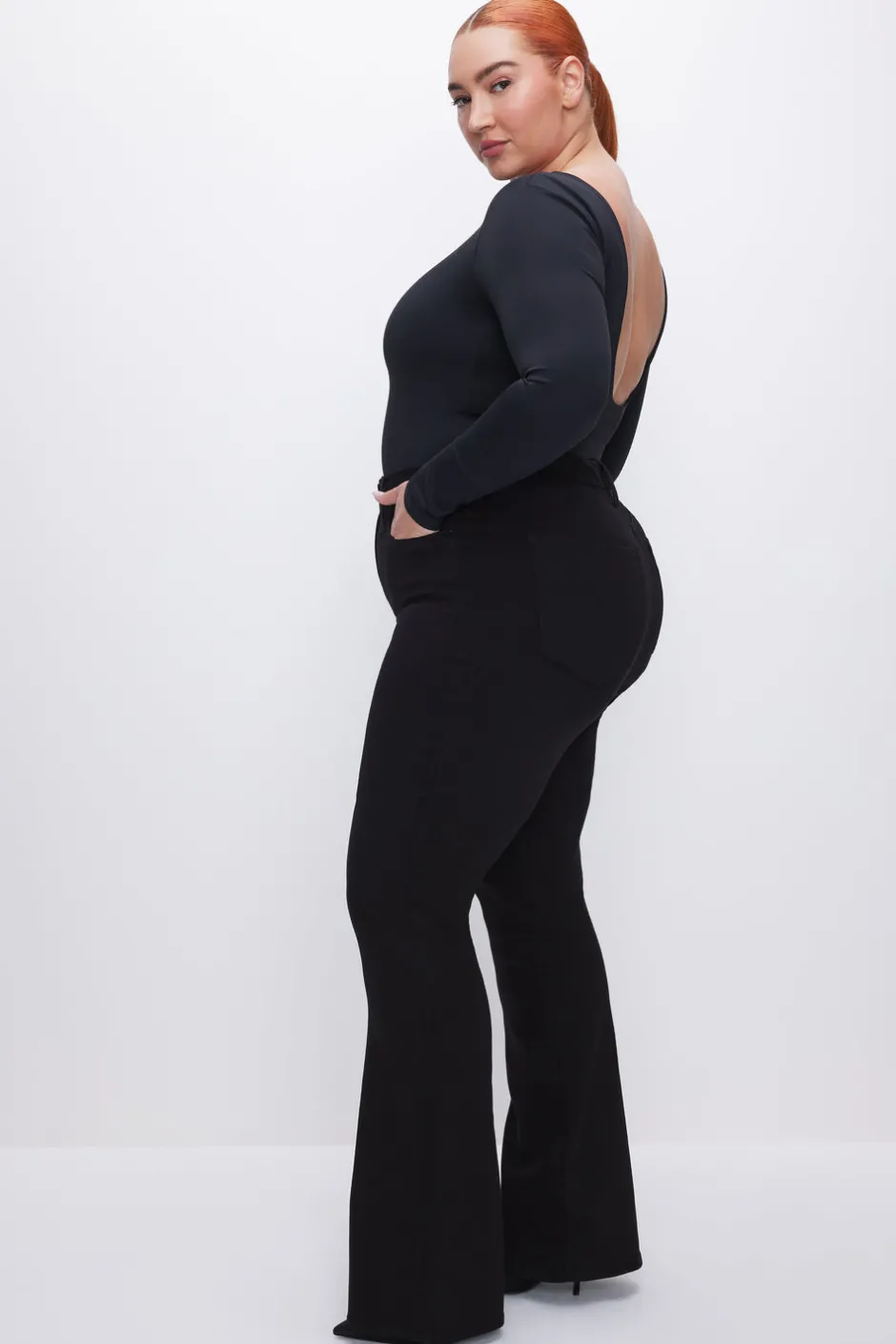 Good American Bootcut & Flare | Jeans<GOOD CLASSIC BOOTCUT JEANS Black001