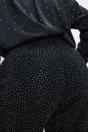 Good American Relaxed | Wide Leg<GOOD EASE RELAXED SPARKLE JEANS Black323