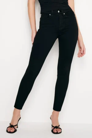 Good American Cropped Denim<GOOD LEGS SKINNY CROPPED JEANS Black001
