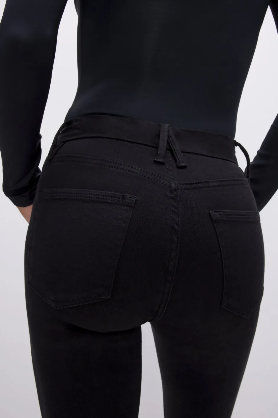 Good American Cropped Denim<GOOD LEGS SKINNY CROPPED JEANS Black001