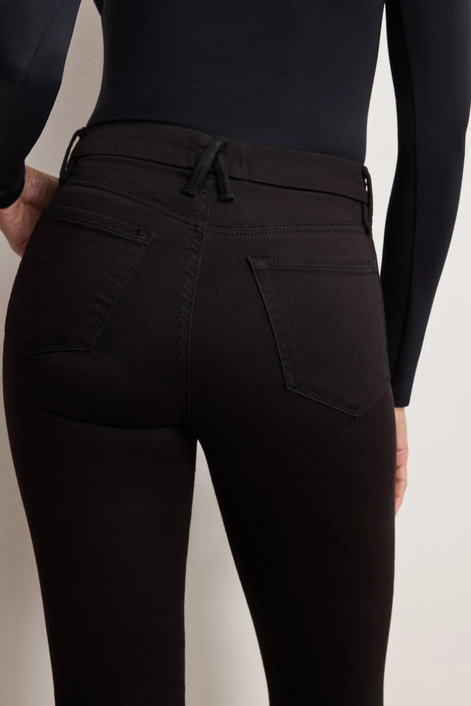 Good American Skinny<GOOD LEGS SKINNY DIAMOND JEANS Black001