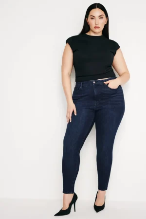Good American Skinny | High-Rise<GOOD LEGS SKINNY JEANS Blue224