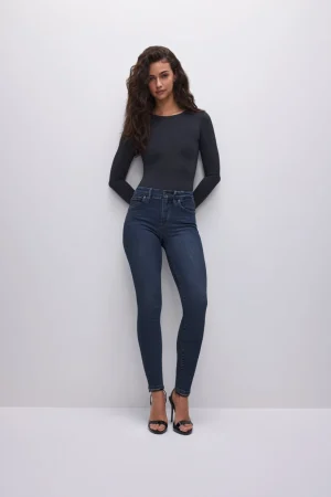 Good American Skinny | High-Rise<GOOD LEGS SKINNY JEANS Blue609