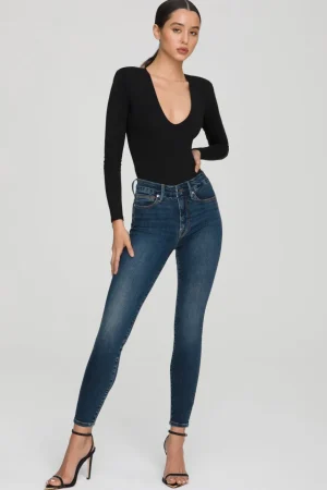 Good American Skinny | High-Rise<GOOD LEGS SKINNY JEANS Blue609