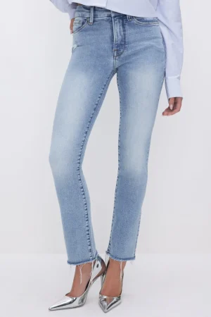 Good American Straight<GOOD LEGS STRAIGHT JEANS Indigo614