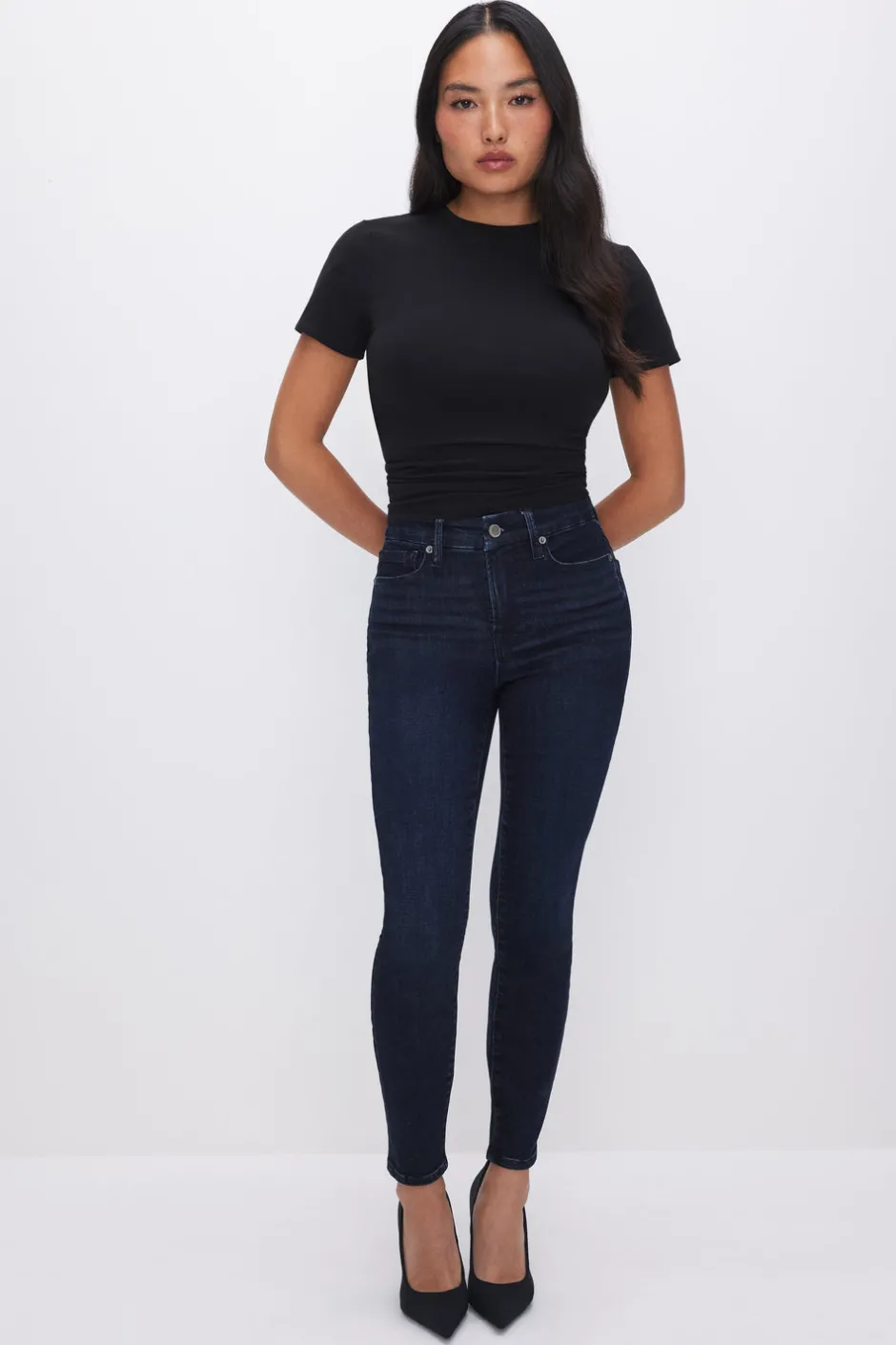 Good American Skinny<GOOD PETITE SKINNY JEANS Blue224
