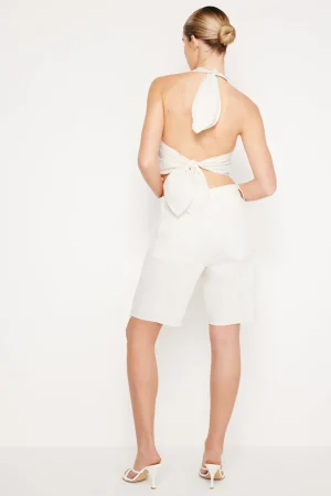 Good American Shorts & Skirts<GOOD ’90s BERMUDA SHORTS Cloud white001