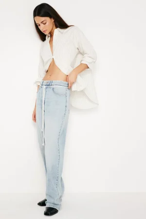 Good American Relaxed<GOOD ’90s LOOSE JEANS Indigo666