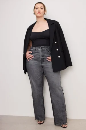 Good American Relaxed<GOOD ’90s RELAXED JEANS Black365