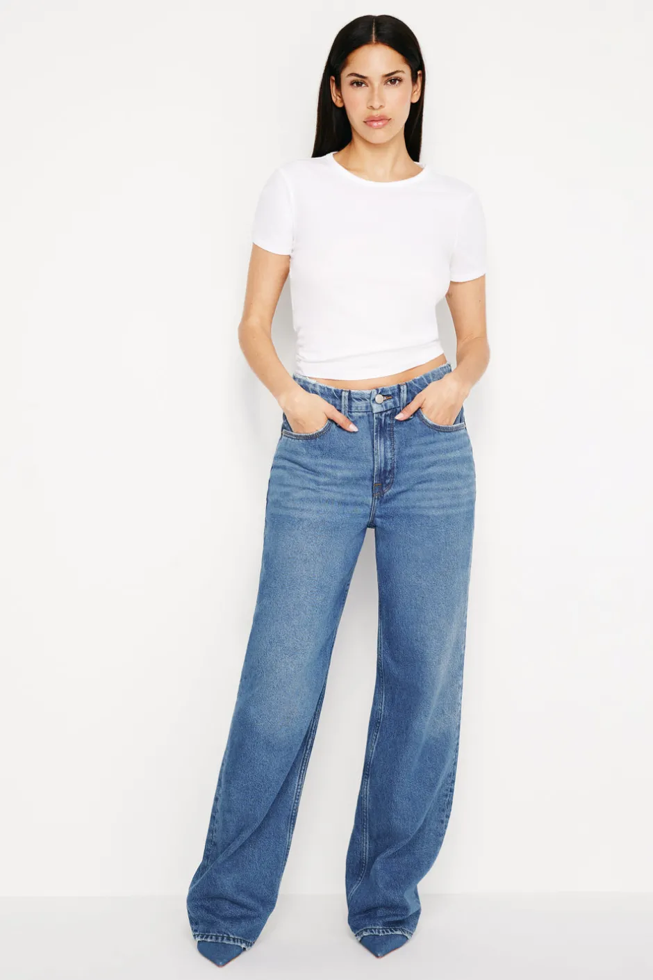 Good American Relaxed | High-Rise<GOOD ’90s RELAXED JEANS Blue541
