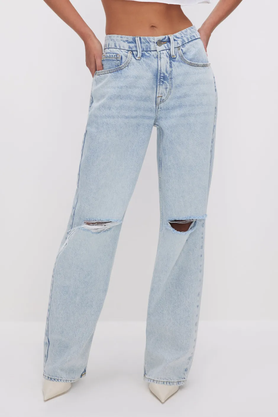 Good American Relaxed | Long Inseam<GOOD ’90s JEANS Blue542