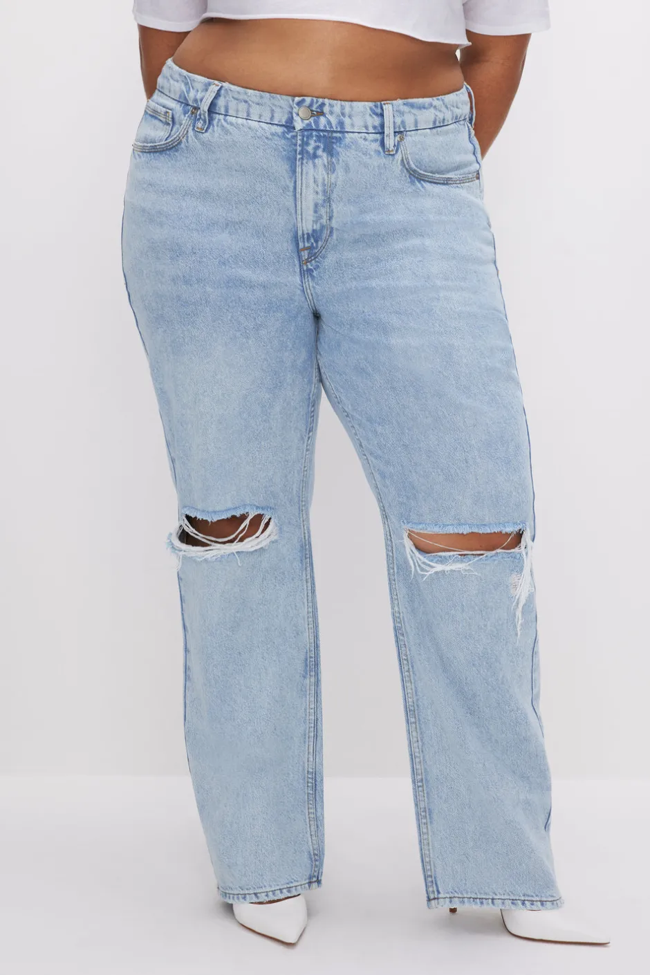 Good American Relaxed | Long Inseam<GOOD ’90s JEANS Blue542
