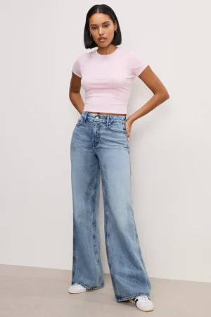Good American Relaxed | Wide Leg<GOOD SKATE WIDE JEANS Indigo756