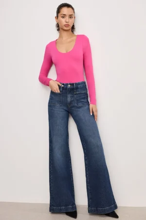 Good American Relaxed | Wide Leg<GOOD WAIST PALAZZO JEANS Indigo759