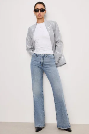 Good American Wide Leg<GOOD WAIST PALAZZO JEANS Indigo746