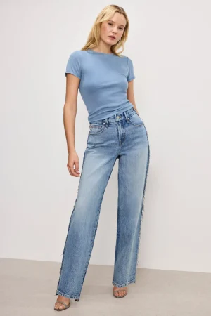 Good American Relaxed | Mid-Rise<GOOD '90s RELAXED JEANS Indigo831
