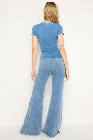 Good American Pants | Sweats<JEANIUS PULL-ON FLARE PANTS Indigo586