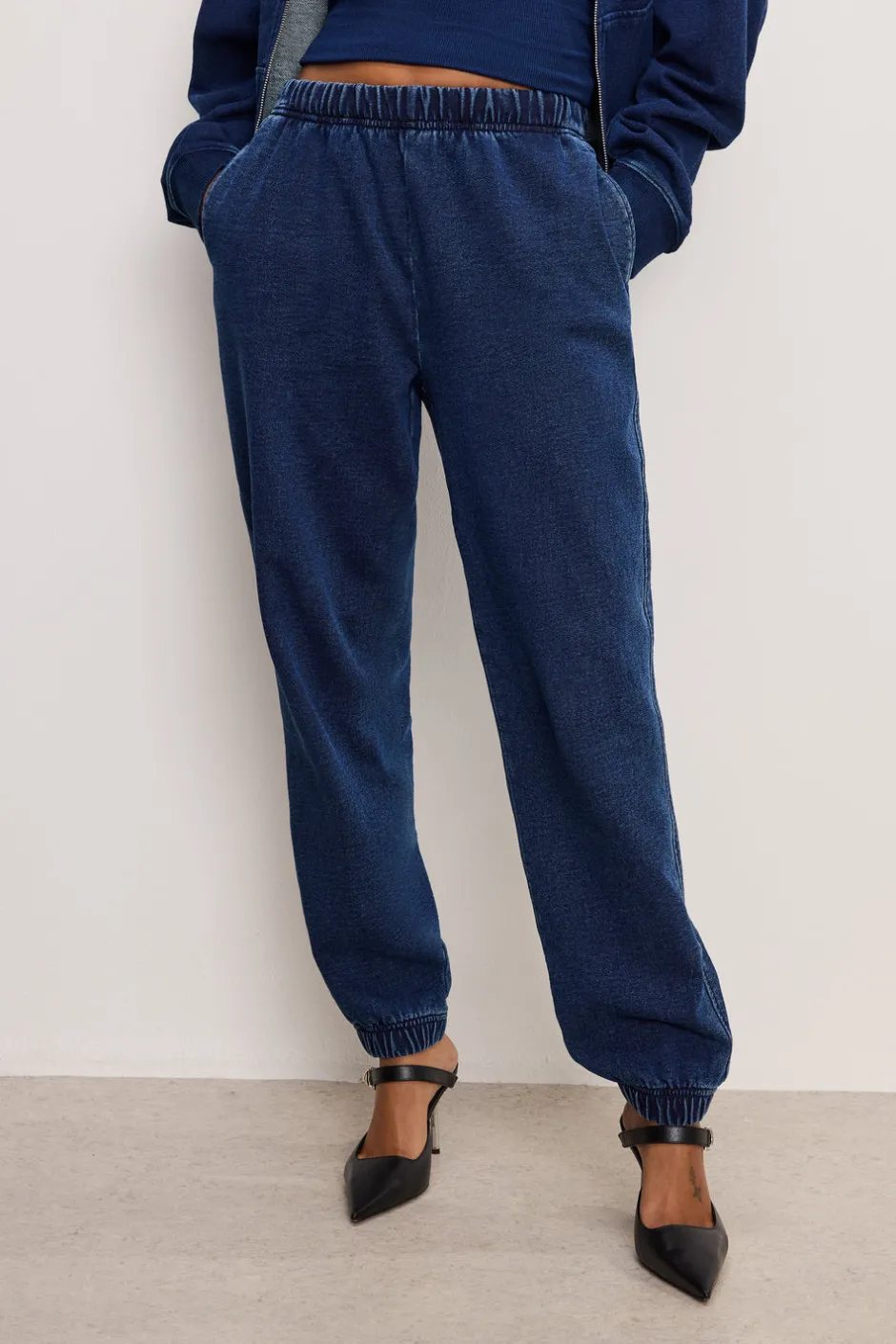 Good American Pants | Sweats<JEANIUS SWEATPANTS Indigo377