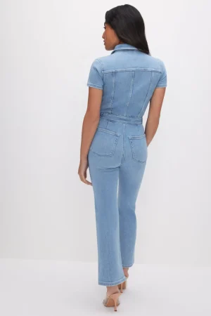 Good American Jumpsuits<PETITE FIT FOR SUCCESS JUMPSUIT Blue274