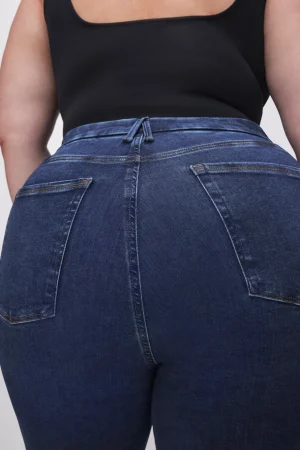 Good American Skinny | High-Rise<POWER STRETCH PULL-ON SKINNY JEANS Indigo491