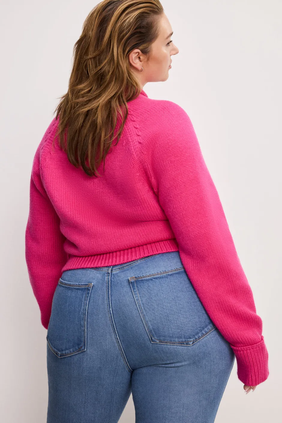 Good American Tops | Sweaters<ROLLNECK KNIT SWEATER Ballerina pink004