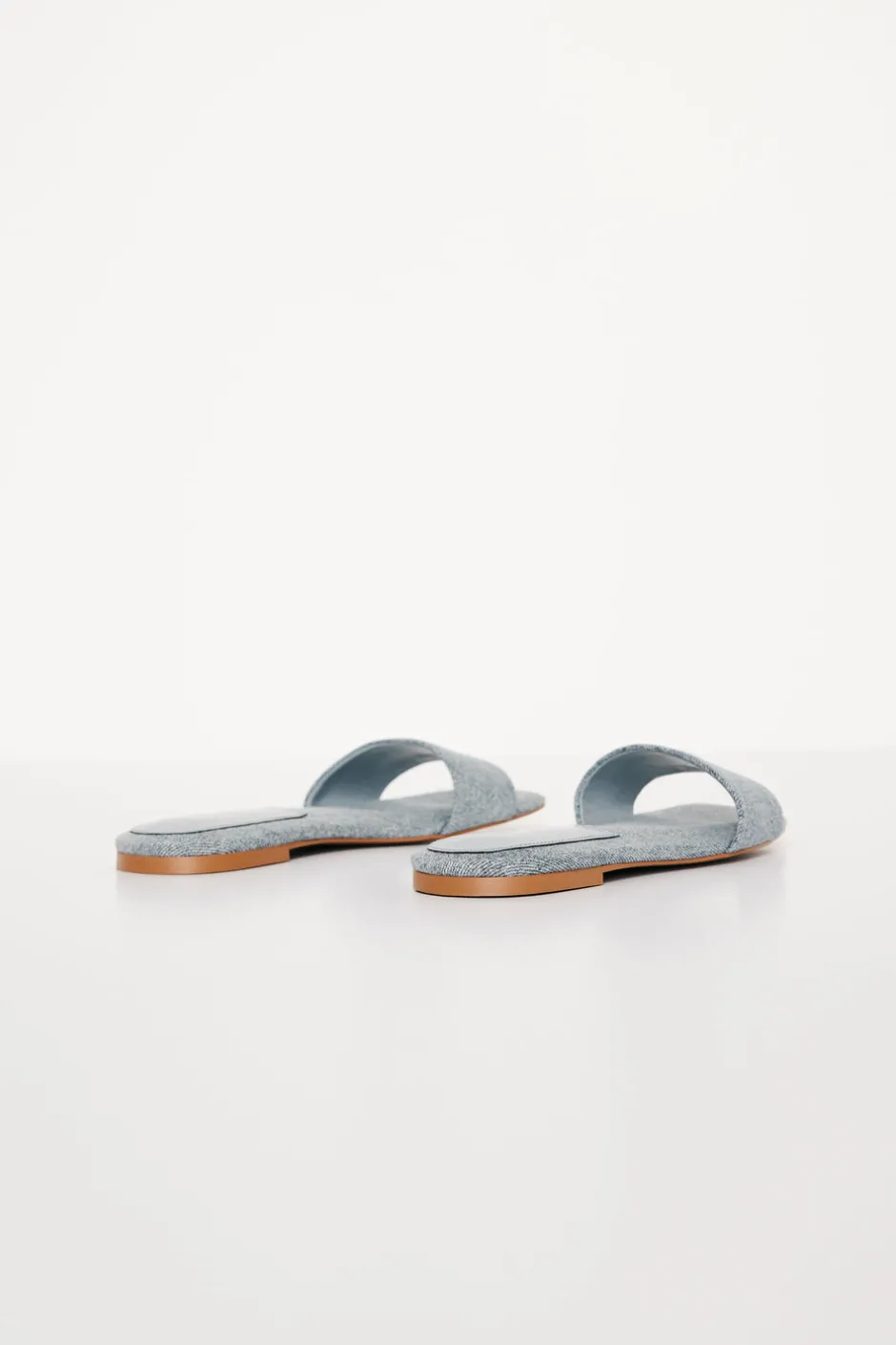 Good American Shoes<SLIDE SANDAL Indigo002
