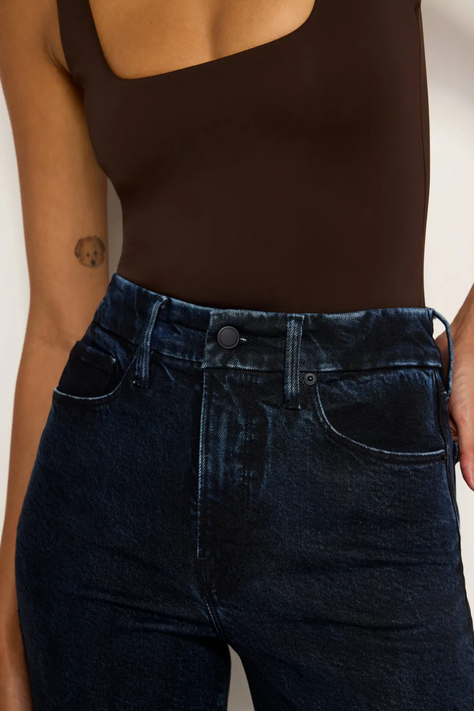 Good American Straight<SOFT-TECH GOOD BOY STRAIGHT JEANS Indigo544