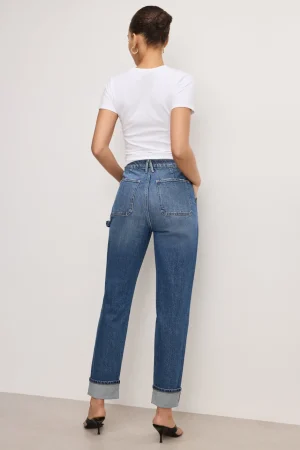 Good American High-Rise<THE WEEKENDER CARPENTER JEANS Indigo747