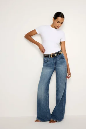 Good American Belts<WIDE STUDDED WESTERN BELT Black001